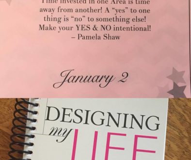 Design your life by Pam Shaw