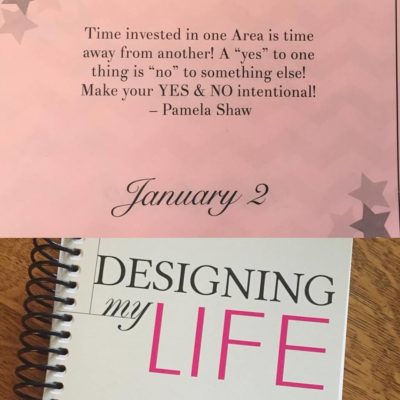 Design your life by Pam Shaw