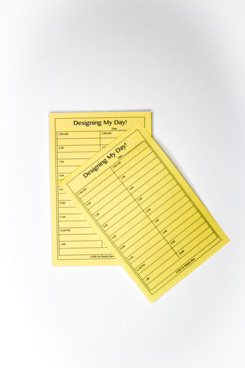 Design Your Day Sticky Notes
