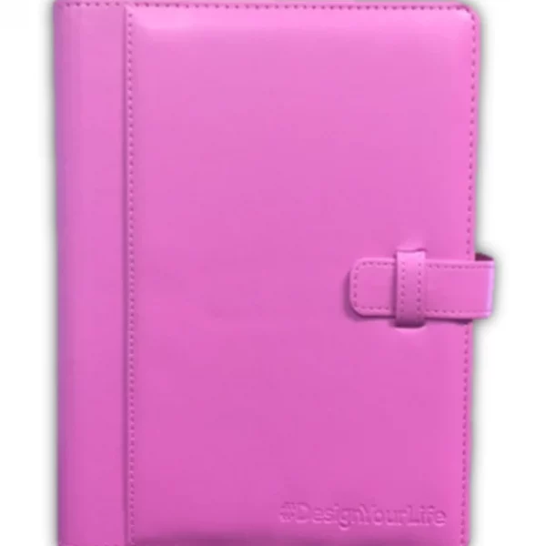 Classy Pink Vinyl Folio